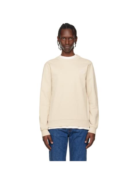 A.P.C. Beige Standard 'Rue Madame' Sweatshirt