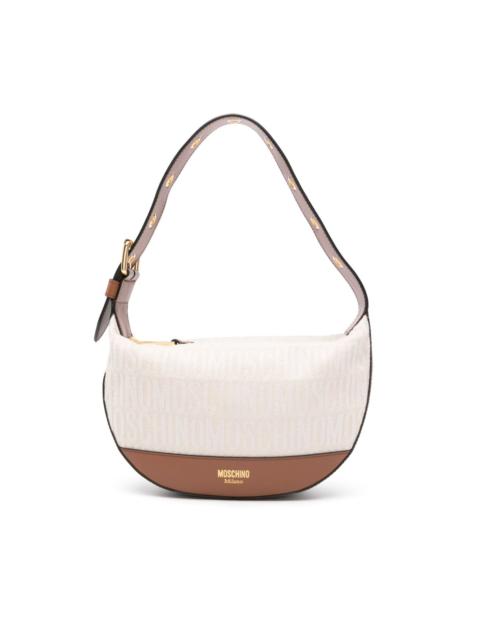 Moschino logo-jacquard shoulder bag