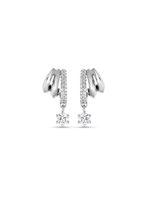 STONE AND STRAND Waverly LAB-Created Diamond Drop Silver Earrings