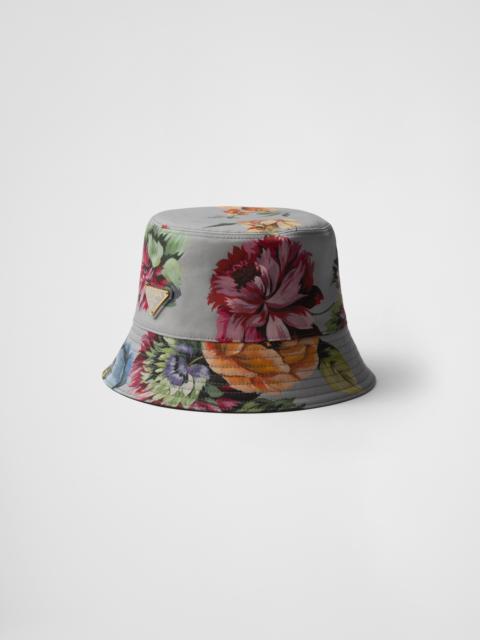 Prada Reversible printed cotton bucket hat