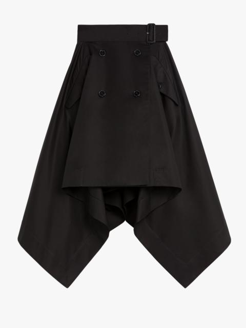 Mackintosh CECILA BLACK COTTON SKIRT