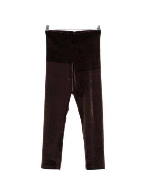 THE ANDAMANE The Andamane New Holly Velvet Cropped Trousers