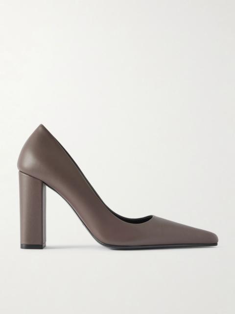 Alaïa 110 leather pumps Gray