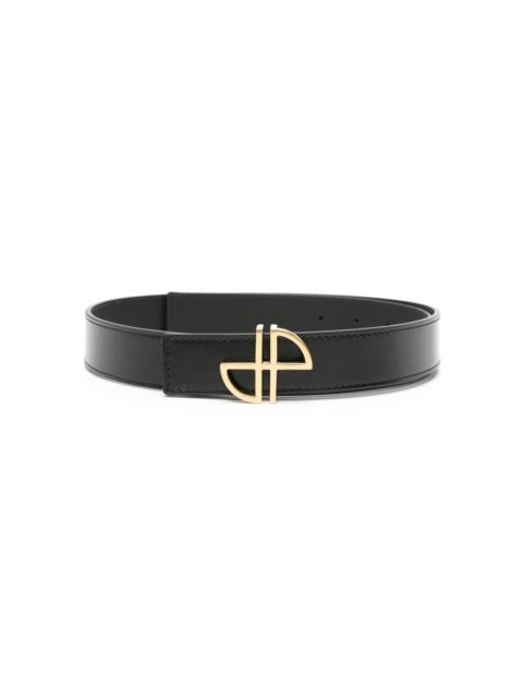 PATOU JP-buckle leather belt