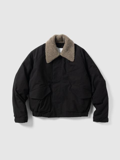 sage NATION Toya Bomber Cotton Broad Cloth Dark Navy