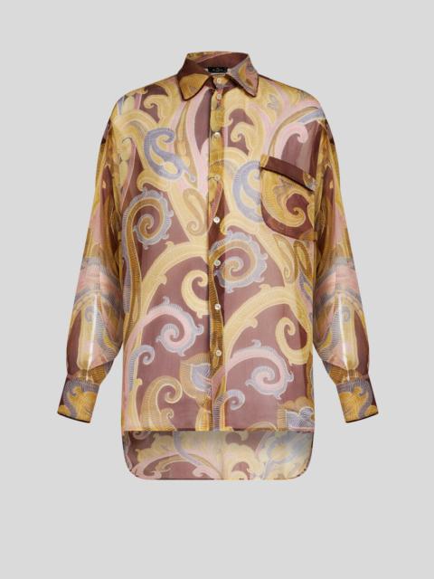 PRINTED SILK SHIRT