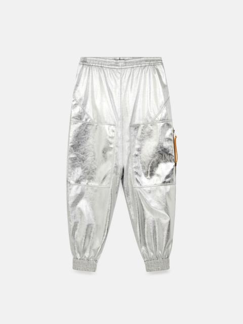 Stella McCartney Silver Coated Trousers