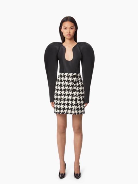 NINA RICCI TAFFETA TOP WITH COCOON SLEEVES