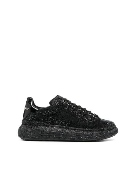 PHILIPP PLEIN crystal-embellished low-top sneakers