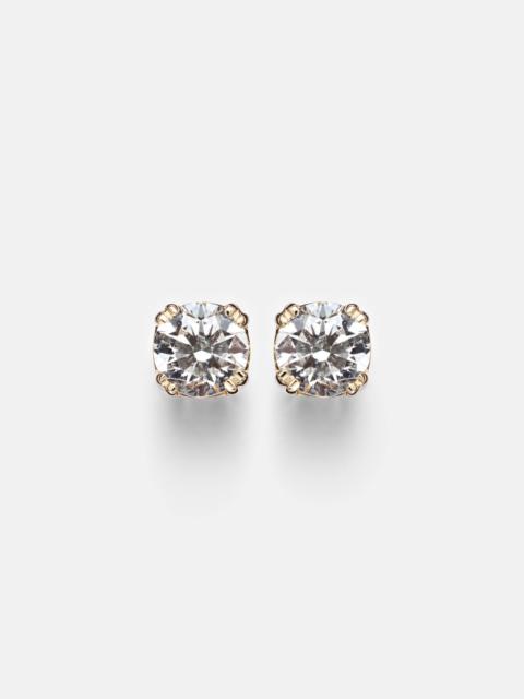 STONE AND STRAND 14kt gold earrings with diamonds
