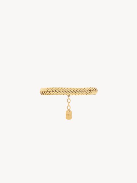 SAINT LAURENT CHAIN BRACELET IN METAL