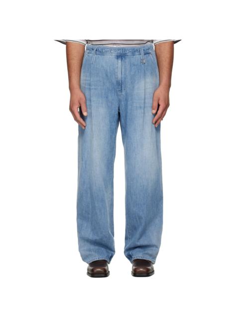 Wooyoungmi Blue Lightweight Banding Jeans