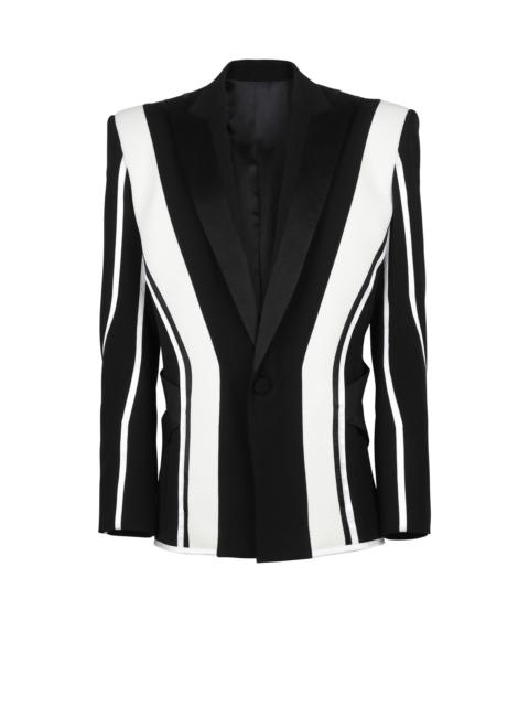 Balmain Wool blazer with inserts