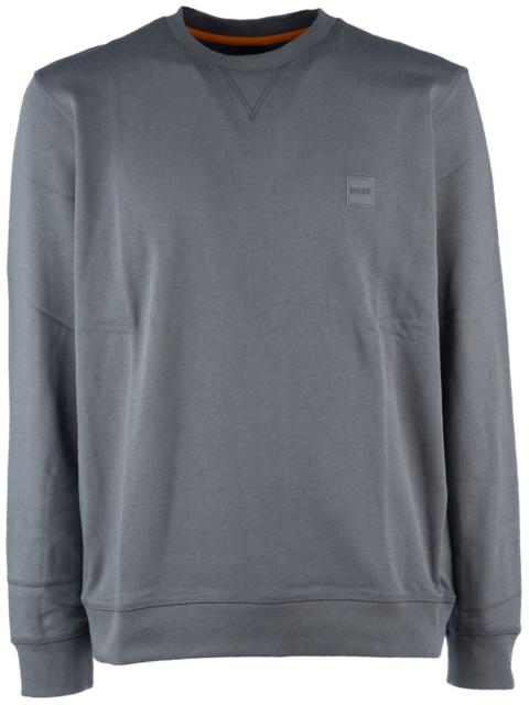 HUGO logo-appliqué sweatshirt