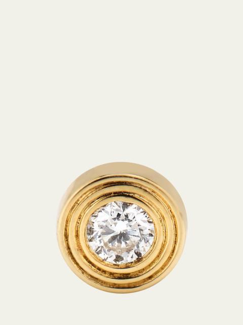 SYDNEY EVAN 14k Fluted Diamond Stud Earring, Single