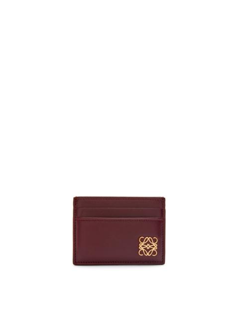 Loewe Puffer Anagram plain cardholder in shiny nappa calfskin