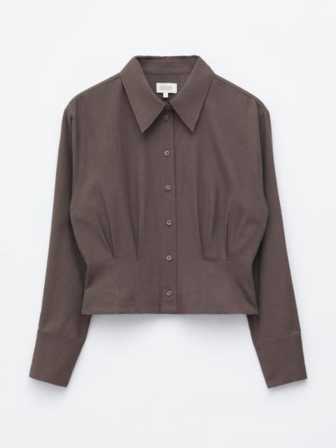 & Other Stories Pleated Waist Shirt