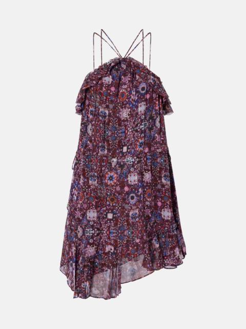 Isabel Marant Étoile Betty floral halterneck minidress
