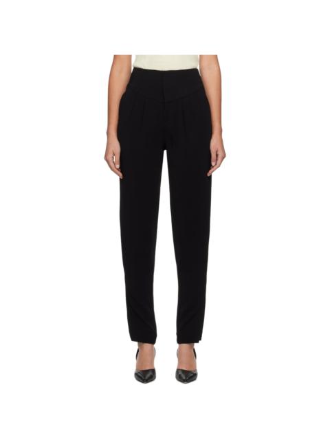 Black Pleated Trousers