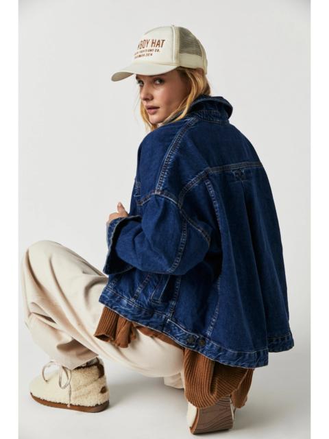 FREE PEOPLE We The Free Opal Swing Denim Jacket