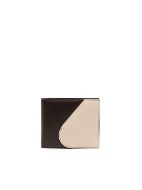 Lanvin two-tone billfold wallet