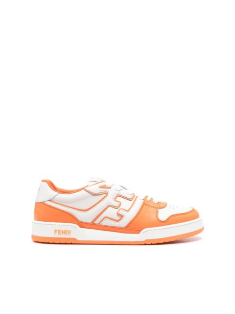 FENDI Match leather sneakers
