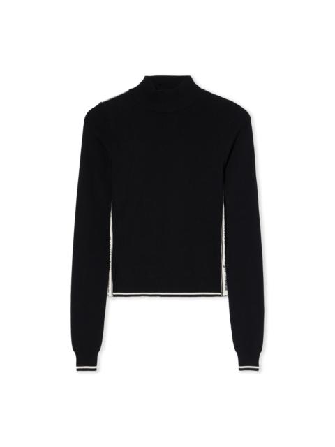 Off-White Logoband Knit Turtleneck Sweater