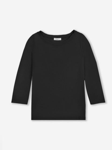 SLOWEAR Regular fit jumper with boat neckline in organic IceCotton