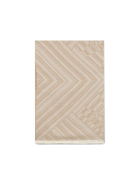 Max Mara fringed-hem striped scarf