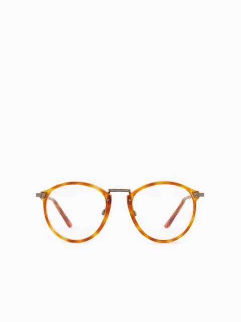 GIORGIO ARMANI Men’s Panto eyeglasses