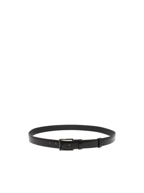 Montblanc textured-finish buckle-fastening belt