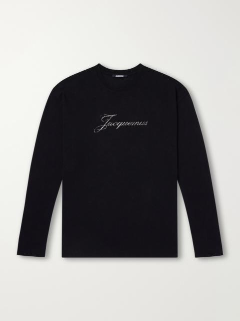 JACQUEMUS Logo-Printed Cotton and Hemp-Blend Jersey T-Shirt