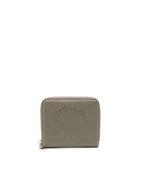 Stella McCartney studded-logo leather wallet
