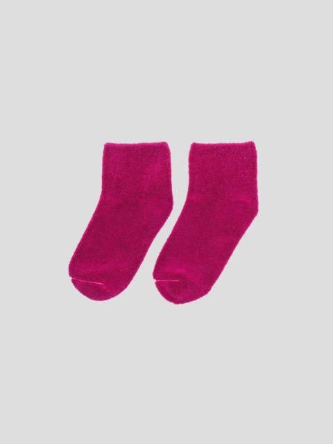 BASERANGE Buckle Ankle Socks - Textured Organic Cotton