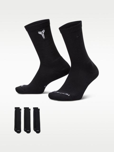 Nike Nike Everyday Elevated "Kobe" Crew Socks (3 Pairs)