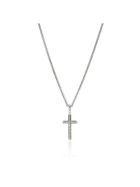 JOHN HARDY JH Essential Cross Necklace, Sterling Silver