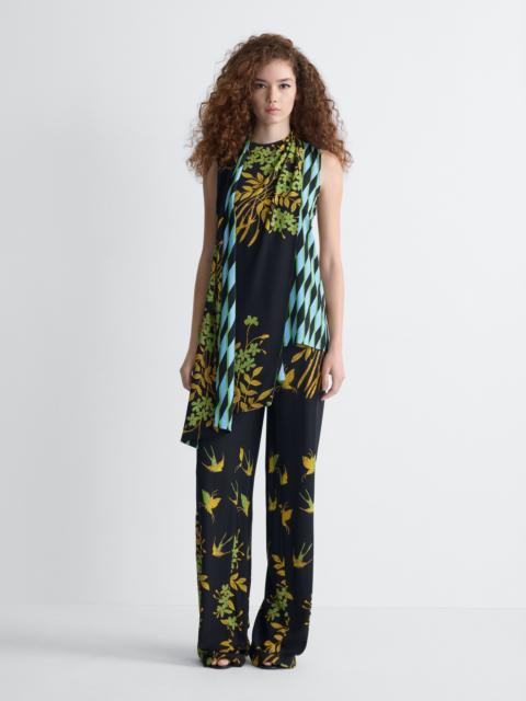 DIANE VON FURSTENBERG Mulberry Silk Top