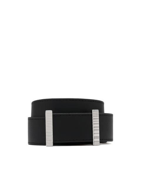 Paul Smith ribbed-buckle leather belt