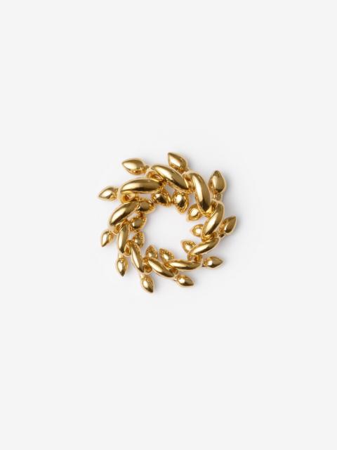 Gold-plated Spear Chain Ring