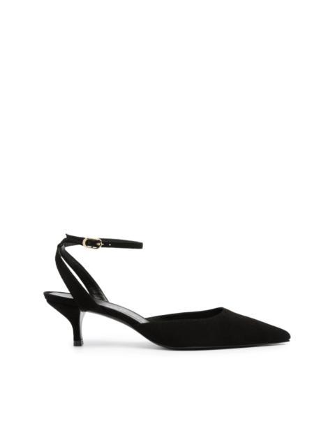 Stuart Weitzman Barelythere 50mm suede pumps