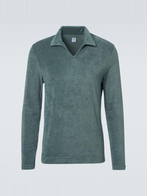 FEDELI Peter cotton terry polo shirt
