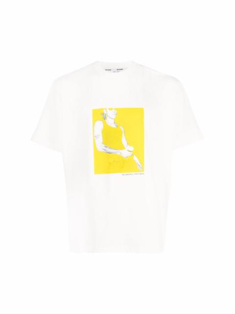 SUNNEI photograph-print cotton T-shirt