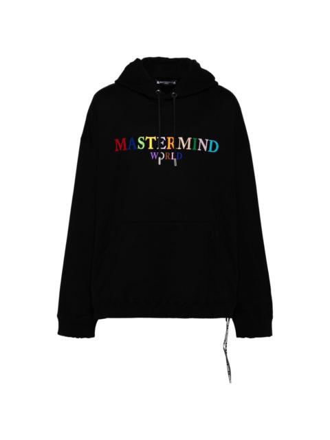 MASTERMIND WORLD logo-embroidered hoodie