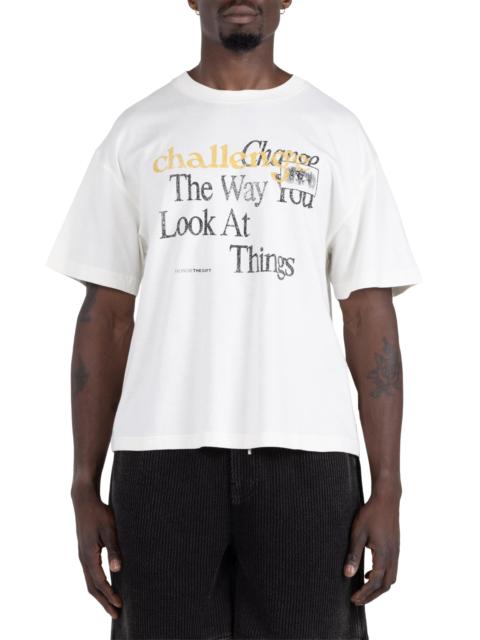 HONOR THE GIFT Men's The Challenge Graphic Jersey T-Shirt - White