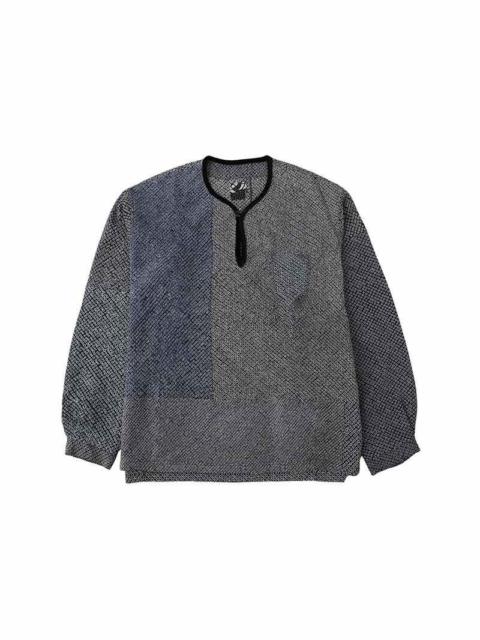 visvim TUNIC P.O. (VT.SHIBORI) NAVY