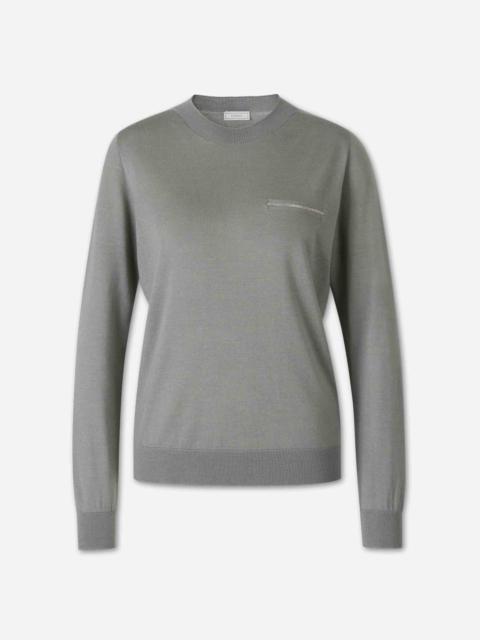 PESERICO FINE CASHMERE SILK SWEATER