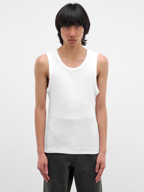 entire studios White Rib-Knit Cotton Tank Top