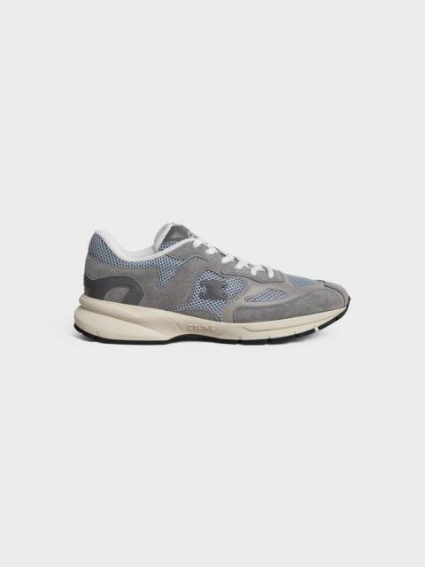 CELINE RUNNER SNEAKER IN CALFSKIN, SUEDE CALFSKIN AND MESH