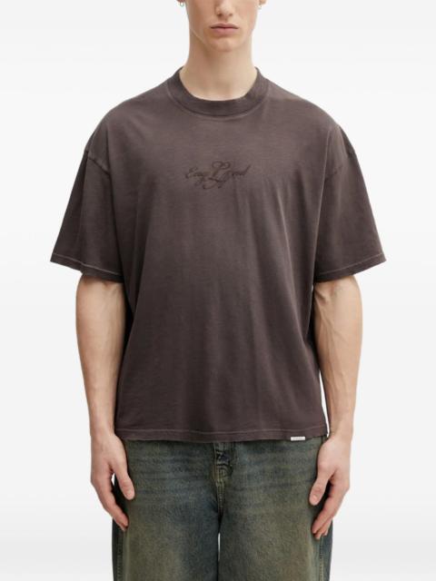 REPRESENT logo-embroidered short-sleeve T-shirt
