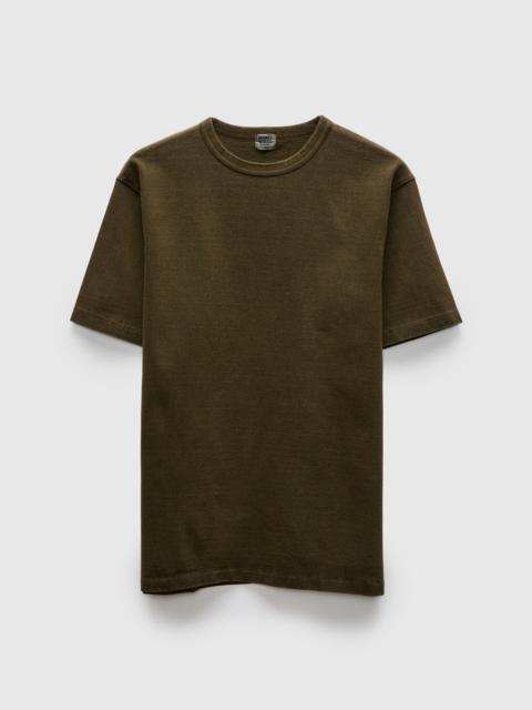 Warehouse & Co. Stand Wheeler Special Pigment-Dyed T-Shirt in Khaki x Black